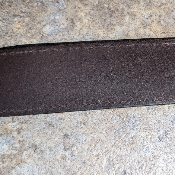 Carhartt Vintage Leather Belt Mens 38 - Picture 7 of 7